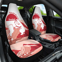 Kalaallit Nunaat Greenland Car Seat Cover Coat Of Arms Flag Style
