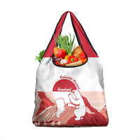 Kalaallit Nunaat Greenland Grocery Bag Coat Of Arms Flag Style