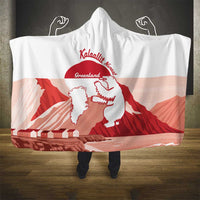 Kalaallit Nunaat Greenland Hooded Blanket Coat Of Arms Flag Style