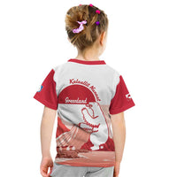 Kalaallit Nunaat Greenland Kid T Shirt Coat Of Arms Flag Style