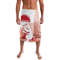 Kalaallit Nunaat Greenland Lavalava Coat Of Arms Flag Style