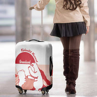 Kalaallit Nunaat Greenland Luggage Cover Coat Of Arms Flag Style