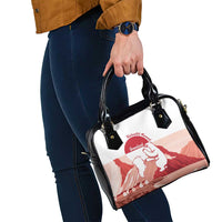 Kalaallit Nunaat Greenland Shoulder Handbag Coat Of Arms Flag Style