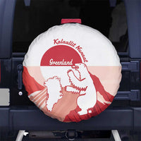 Kalaallit Nunaat Greenland Spare Tire Cover Coat Of Arms Flag Style