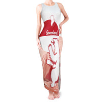 Kalaallit Nunaat Greenland Tank Maxi Dress Coat Of Arms Flag Style