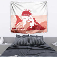 Kalaallit Nunaat Greenland Tapestry Coat Of Arms Flag Style
