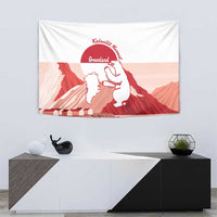 Kalaallit Nunaat Greenland Tapestry Coat Of Arms Flag Style