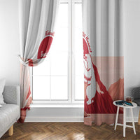 Kalaallit Nunaat Greenland Window Curtain Coat Of Arms Flag Style