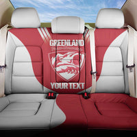 Custom Greenland Football Back Car Seat Cover Come On Polar-Bamserne