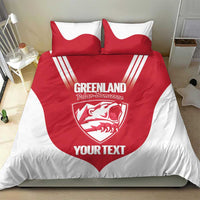Custom Greenland Football Bedding Set Come On Polar-Bamserne