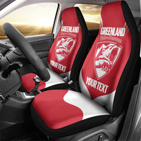 Custom Greenland Football Car Seat Cover Come On Polar-Bamserne