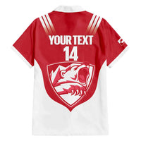 Custom Greenland Football Family Matching Puletasi and Hawaiian Shirt Come On Polar-Bamserne