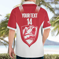 Custom Greenland Football Hawaiian Shirt Come On Polar-Bamserne