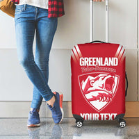 Custom Greenland Football Luggage Cover Come On Polar-Bamserne