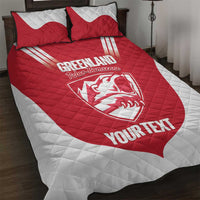 Custom Greenland Football Quilt Bed Set Come On Polar-Bamserne