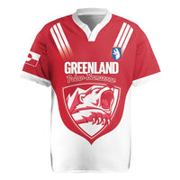 Custom Greenland Football Rugby Jersey Come On Polar-Bamserne