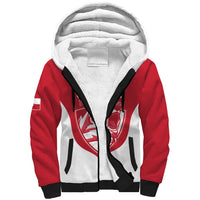 Custom Greenland Football Sherpa Hoodie Come On Polar-Bamserne