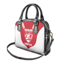 Custom Greenland Football Shoulder Handbag Come On Polar-Bamserne