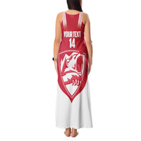 Custom Greenland Football Tank Maxi Dress Come On Polar-Bamserne