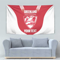 Custom Greenland Football Tapestry Come On Polar-Bamserne