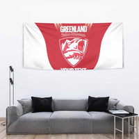 Custom Greenland Football Tapestry Come On Polar-Bamserne