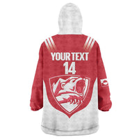Custom Greenland Football Wearable Blanket Hoodie Come On Polar-Bamserne