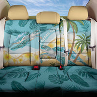 Cayman Islands Back Car Seat Cover Sea Turtle Plumeria Tropical Vibes