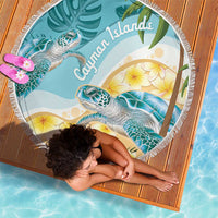 Cayman Islands Beach Blanket Sea Turtle Plumeria Tropical Vibes
