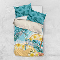 Cayman Islands Bedding Set Sea Turtle Plumeria Tropical Vibes