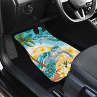 Cayman Islands Car Mats Sea Turtle Plumeria Tropical Vibes