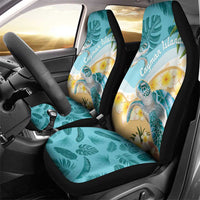 Cayman Islands Car Seat Cover Sea Turtle Plumeria Tropical Vibes