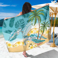 Cayman Islands Sarong Sea Turtle Plumeria Tropical Vibes