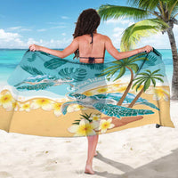 Cayman Islands Sarong Sea Turtle Plumeria Tropical Vibes