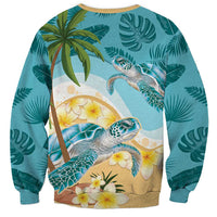 Cayman Islands Sweatshirt Sea Turtle Plumeria Tropical Vibes