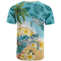 Cayman Islands T Shirt Sea Turtle Plumeria Tropical Vibes
