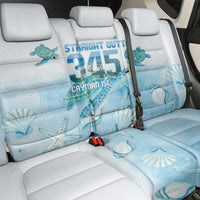 Cayman Islands 345 Back Car Seat Cover Sea Turtle Watercolor Style