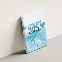 Cayman Islands 345 Canvas Wall Art Sea Turtle Watercolor Style