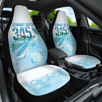 Cayman Islands 345 Car Seat Cover Sea Turtle Watercolor Style