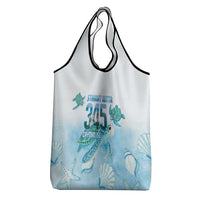 Cayman Islands 345 Grocery Bag Sea Turtle Watercolor Style