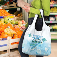 Cayman Islands 345 Grocery Bag Sea Turtle Watercolor Style