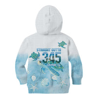 Cayman Islands 345 Kid Hoodie Sea Turtle Watercolor Style
