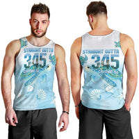 Cayman Islands 345 Men Tank Top Sea Turtle Watercolor Style