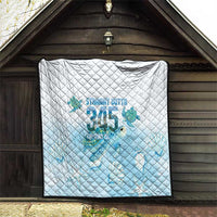 Cayman Islands 345 Quilt Sea Turtle Watercolor Style