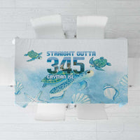 Cayman Islands 345 Tablecloth Sea Turtle Watercolor Style