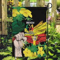 Benin National Day Garden Flag Happy 64th Independence Anniversary Yellow Allamanda - Wonder Print Shop