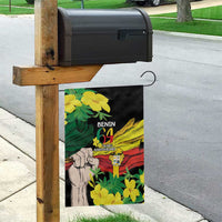 Benin National Day Garden Flag Happy 64th Independence Anniversary Yellow Allamanda - Wonder Print Shop