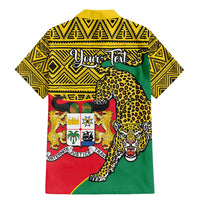 Personalised Benin National Day Family Matching Mermaid Dress and Hawaiian Shirt Coat Of Arms With Leopard African Pattern - Wonder Print Shop