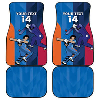 Custom USA and India Cricket Car Mats 2024 Together Dynamic Style - Wonder Print Shop