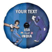 Custom USA and India Cricket Spare Tire Cover 2024 Together Dynamic Style - Wonder Print Shop