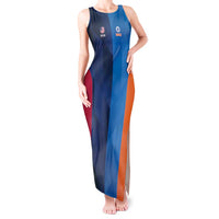 Custom USA and India Cricket Tank Maxi Dress 2024 Together Dynamic Style - Wonder Print Shop